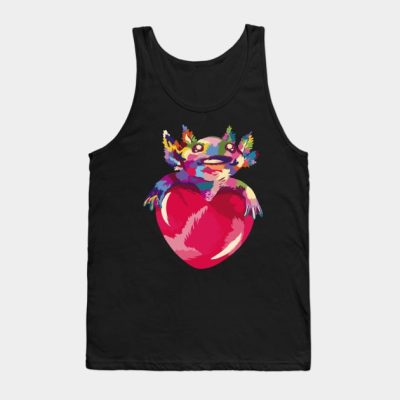 Axolotl Animal And Heart Tank Top Official Outer Wilds Merch