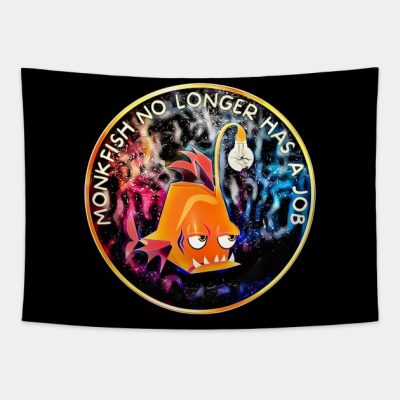 The Anglerfish Light Darkness In No Longer Has A J Tapestry Official Outer Wilds Merch