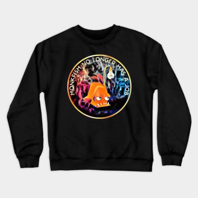 The Anglerfish Light Darkness In No Longer Has A J Crewneck Sweatshirt Official Outer Wilds Merch