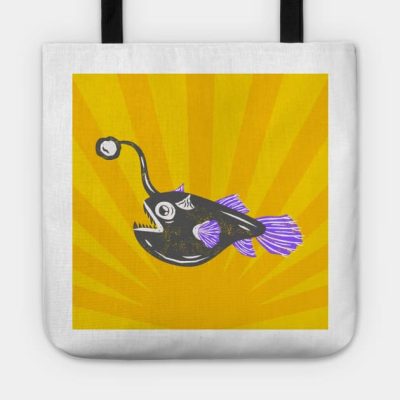 Yellow Background Light Fish Tote Official Outer Wilds Merch