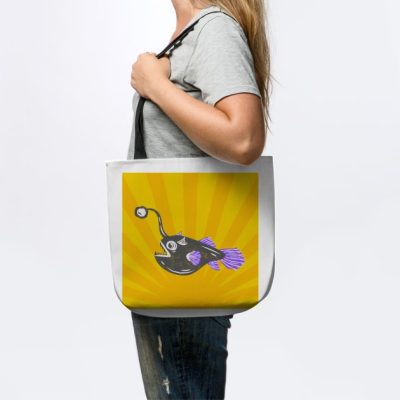 Yellow Background Light Fish Tote Official Outer Wilds Merch