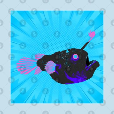 Blue Light Fish Sea Tapestry Official Outer Wilds Merch