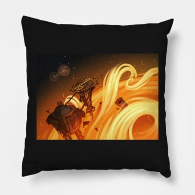 The Sun Station Throw Pillow Official Outer Wilds Merch