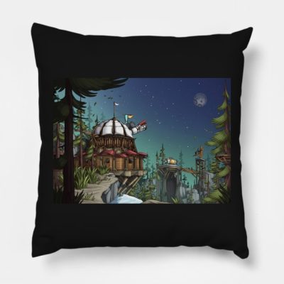 Timber Hearth Throw Pillow Official Outer Wilds Merch