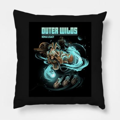 Nomai Legacy Throw Pillow Official Outer Wilds Merch