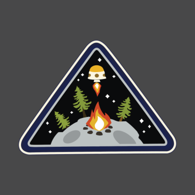 Outer Wilds Ventures Emblem Tapestry Official Outer Wilds Merch