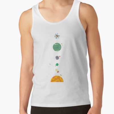 Outer Wilds Hearthian System Map Tank Top Official Outer Wilds Merch