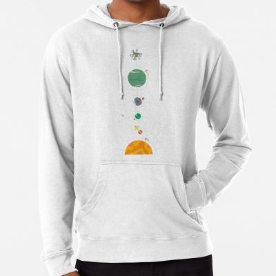 Outer Wilds Hearthian System Map Hoodie Official Outer Wilds Merch