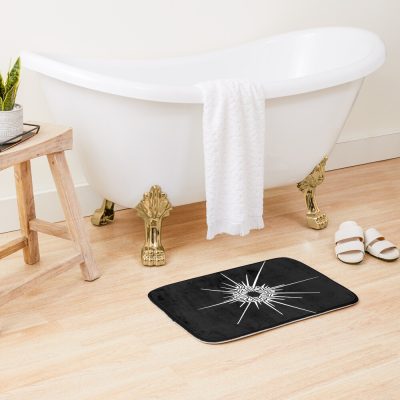 Outer Wilds™ - Eye Of The Universe (Symbol) [White] Bath Mat Official Outer Wilds Merch