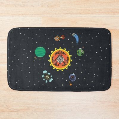 Hearthian Solar System Bath Mat Official Outer Wilds Merch