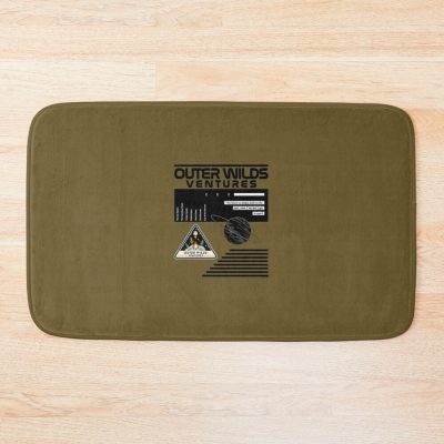 Nasa-Inspired Outer Wilds Ventures Bath Mat Official Outer Wilds Merch