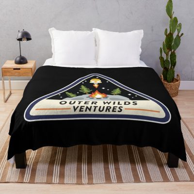 Outer Wilds Ventures Throw Blanket Official Outer Wilds Merch