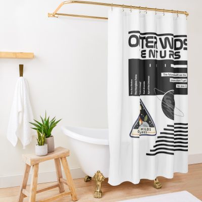 Outer Wilds Shower Curtain Official Outer Wilds Merch