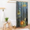 Outer Wilds Poster Shower Curtain Official Outer Wilds Merch