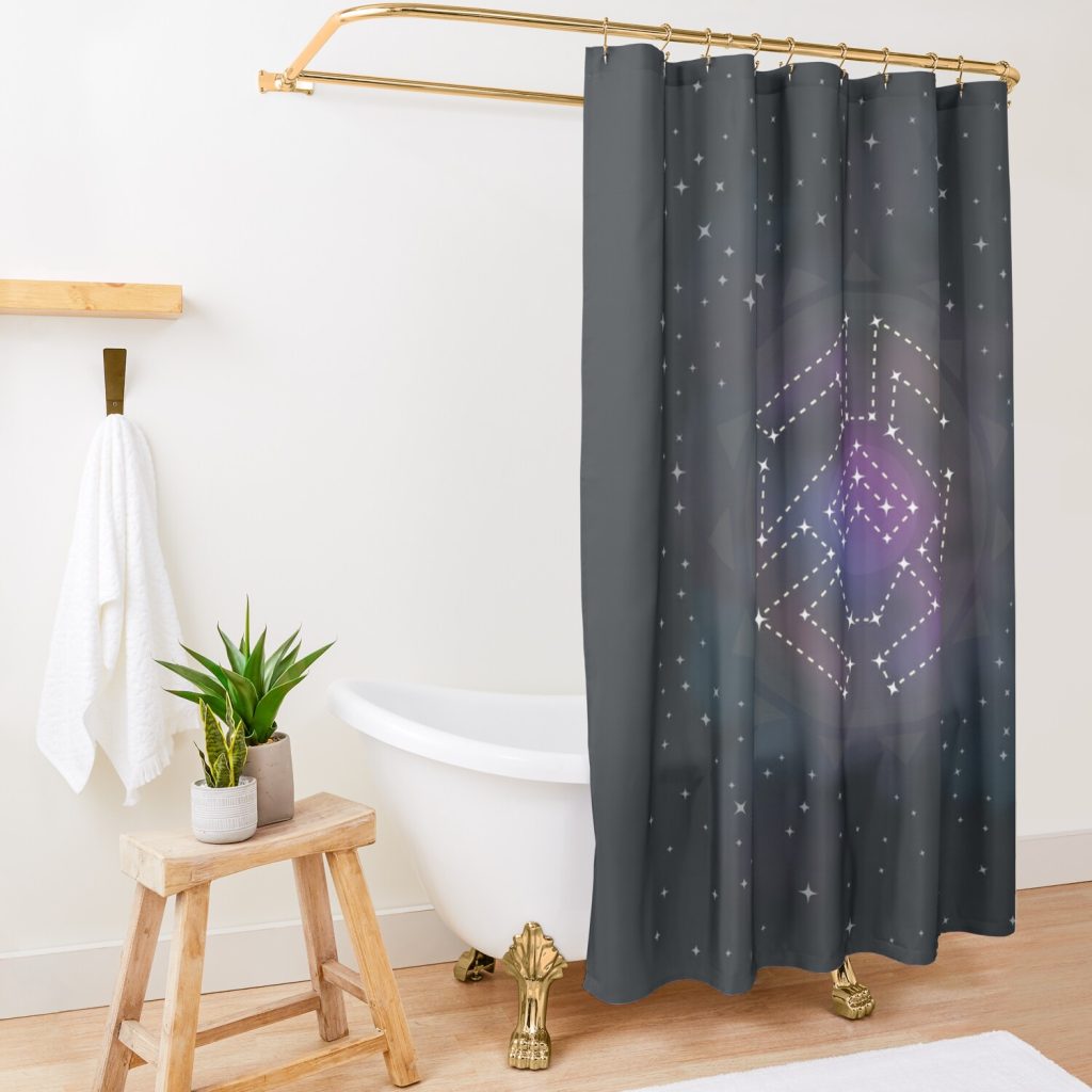 Constellations Shower Curtain Official Outer Wilds Merch