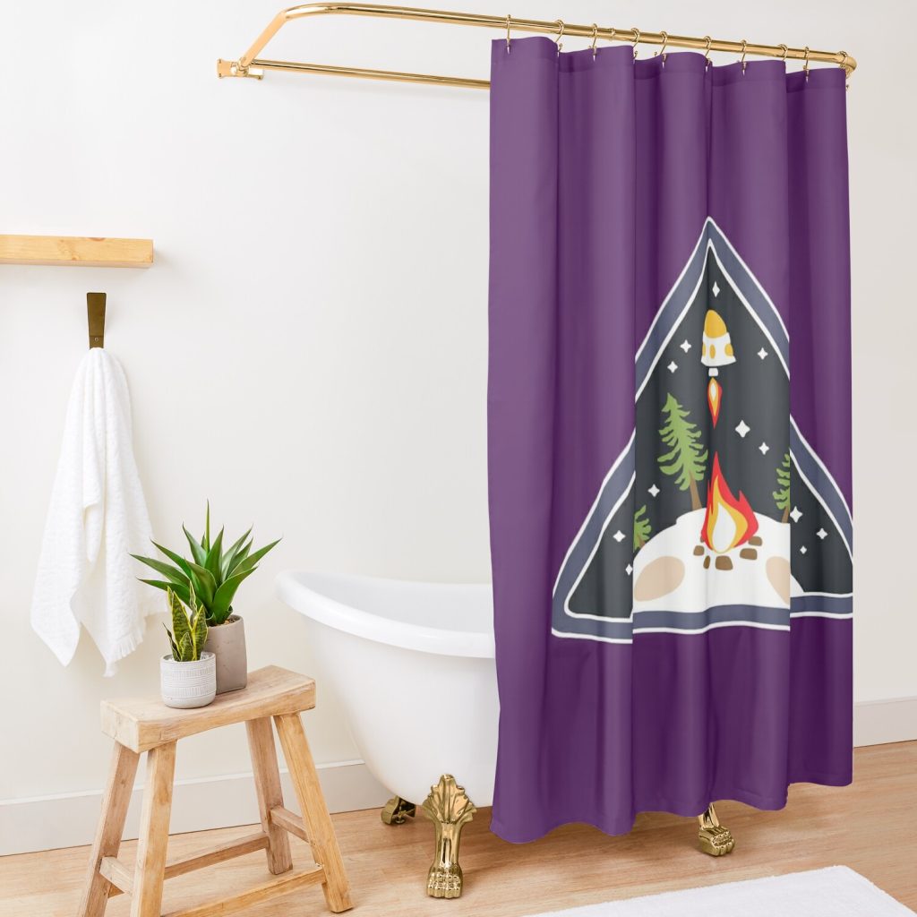 Outer Wilds Shower Curtain Official Outer Wilds Merch