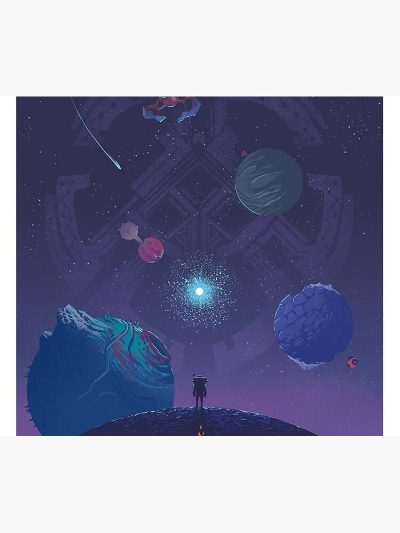 Outer Wilds Game Art Print Tapestry Official Cow Anime Merch