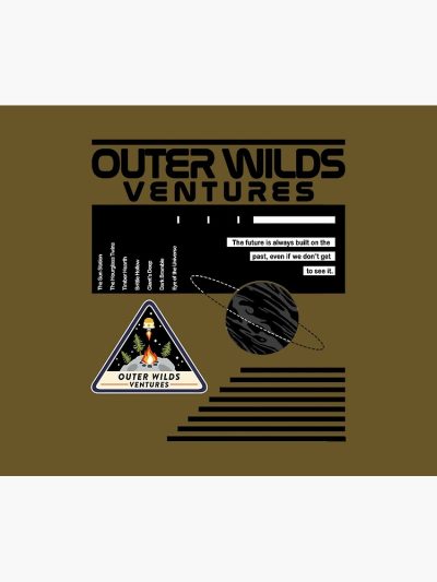 Nasa-Inspired Outer Wilds Ventures Tapestry Official Cow Anime Merch