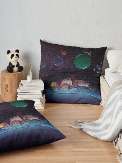 Outer Wilds Game Of The Year Throw Pillow Official Cow Anime Merch