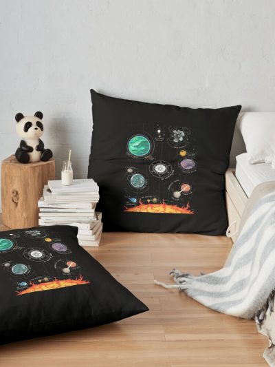 Outer Wilds Throw Pillow Official Cow Anime Merch