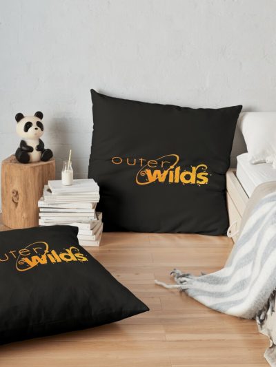 Outer Wilds Throw Pillow Official Cow Anime Merch