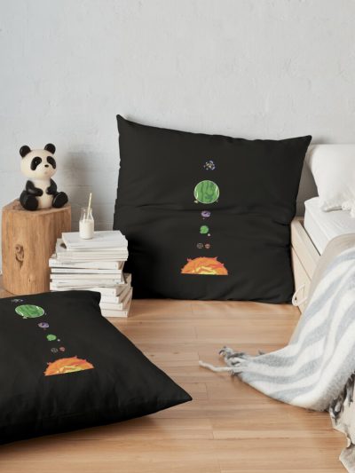 Outer Wilds Throw Pillow Official Cow Anime Merch