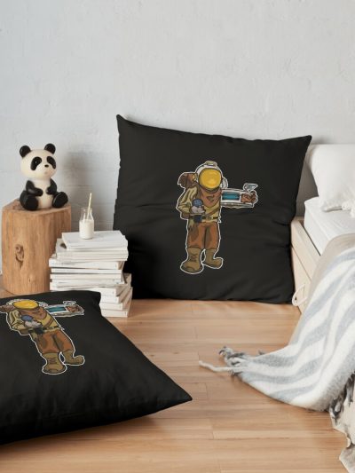 Outer Wilds Throw Pillow Official Cow Anime Merch