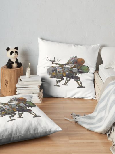 Outer Wilds  Space Ship Throw Pillow Official Cow Anime Merch