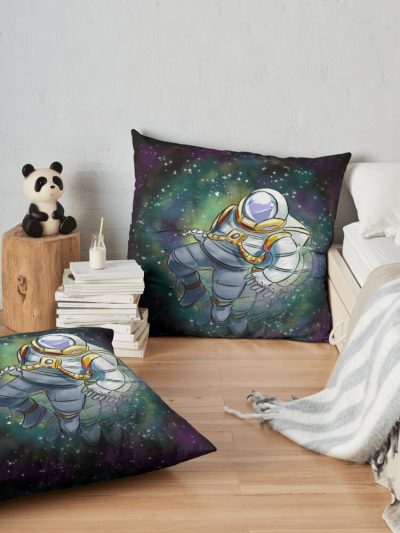 Outer Wilds Space Throw Pillow Official Cow Anime Merch