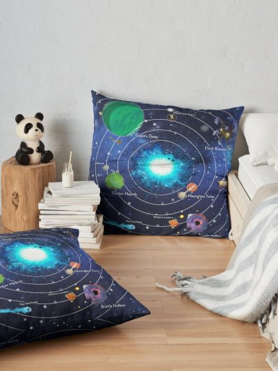 Outer Wilds Universe Throw Pillow Official Cow Anime Merch