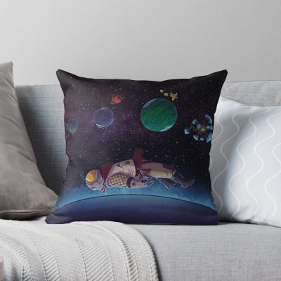 Outer Wilds Game Of The Year Throw Pillow Official Cow Anime Merch