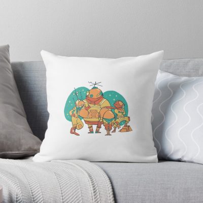 Outer Wilds Throw Pillow Official Cow Anime Merch