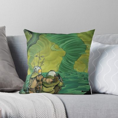 Outer Wilds Throw Pillow Official Cow Anime Merch