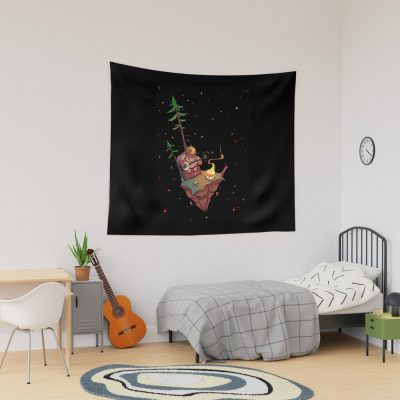 Outer Wilds Game Tapestry Official Cow Anime Merch