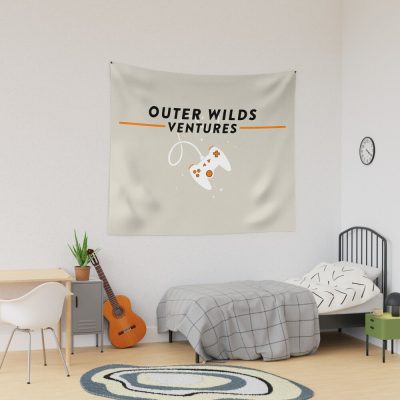 Outer Wilds Ventures Tapestry Official Cow Anime Merch