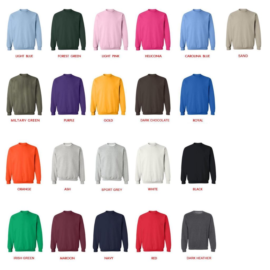 sweatshirt color chart - Outer Wilds Store